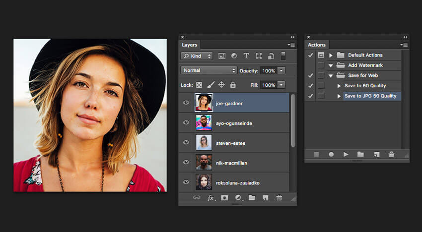 Batch Export Photohop tutorial image